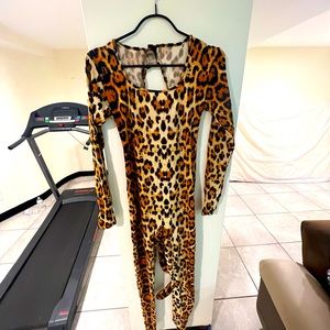 3pc costume includes catsuit headband collar